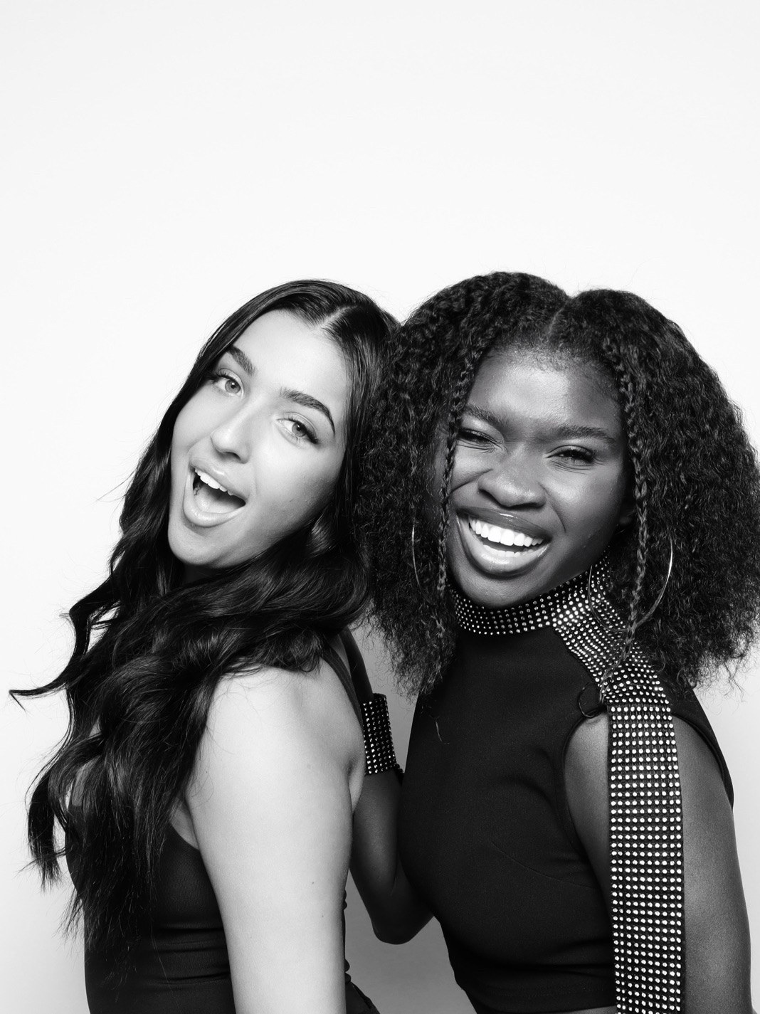 Guests laughing together at a brand activation photo experience